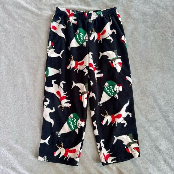 4/$10 - Just One You by Carter's Fleece Christmas Dinosaur Pajama Set - Picture 7 of 10